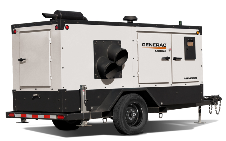 Мобільний безполум'яний обігрівач Generac MFH500 - 485 000 BTU/год